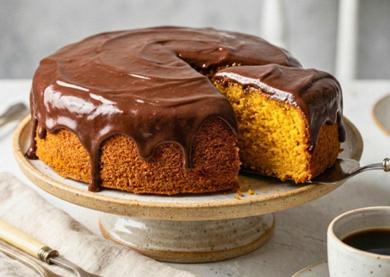 Bolo de Cenoura com Chocolate - Imagem Real do Livro